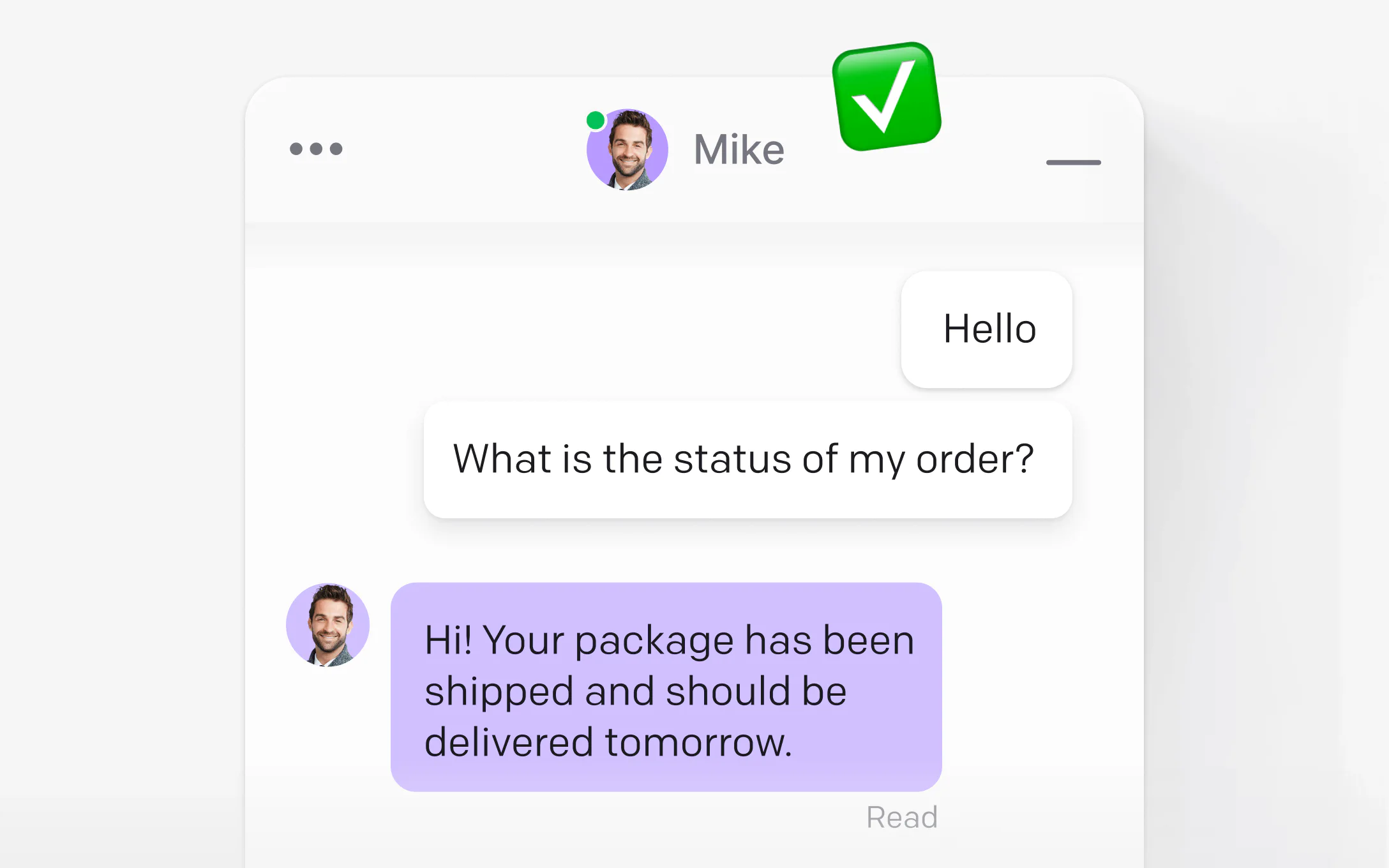Customer service with live chat for Shopify store