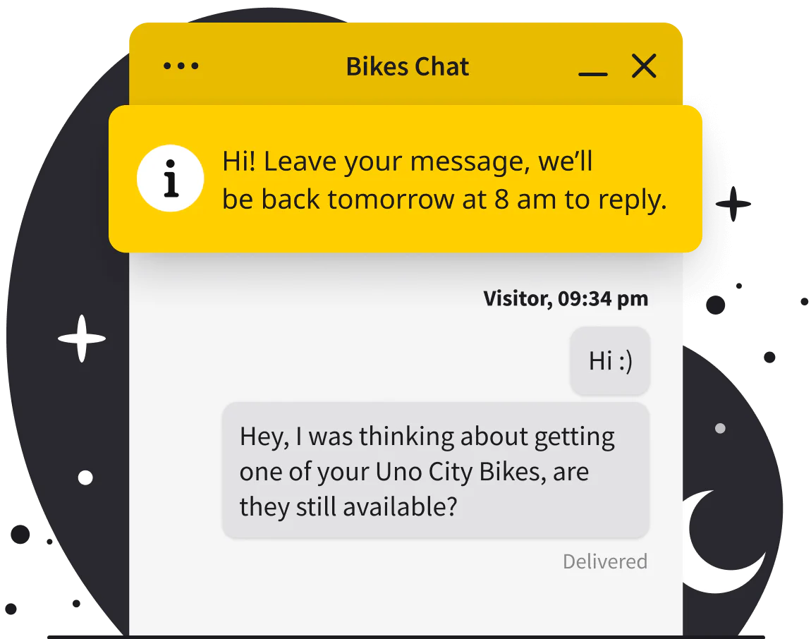 Asynchronous communication in LiveChat®